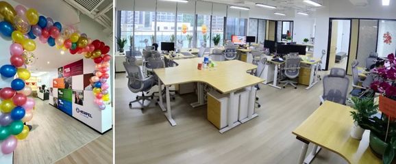 海虹老人深圳辦事處新辦公室隆重開幕，辦公設(shè)備全面升級